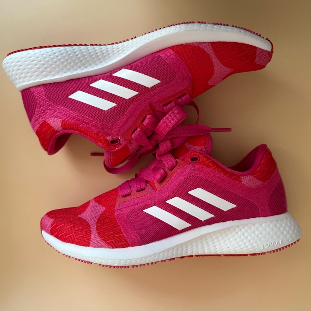 Adidas Marimekko - Edge Lux - Primegreen - Women's  Fuchsia and Red Sneakers - Picture 7 of 10